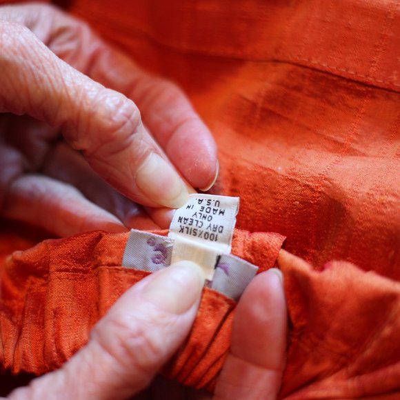 Jade Silk with Beaded Trim Drawstring Maxi Skirt - Picture 7 of 8